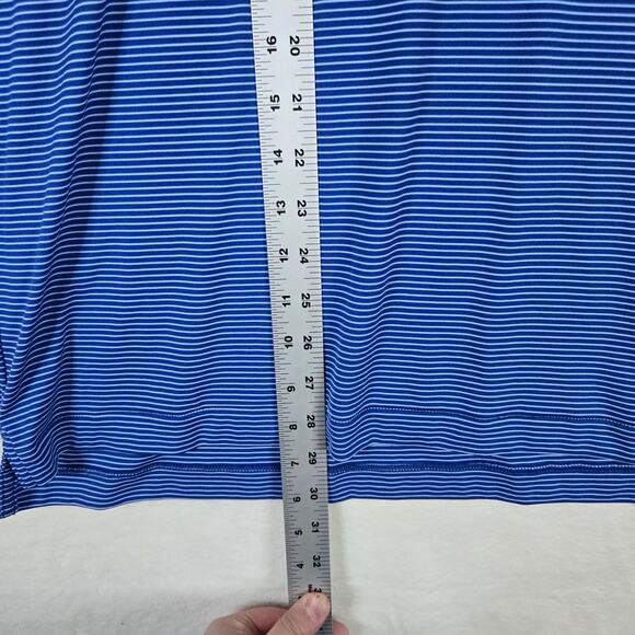 Peter Millar Featherweight Polo Short Sleeve Shirt Mens Large Moisture Wick 0843 - Picture 8 of 9